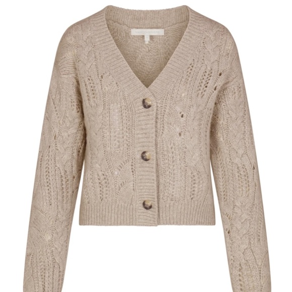 Naked Cashmere Natasha Cable Knit Cardigan, Size M - Picture 5 of 12